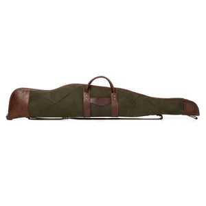 White Wing Waxed Canvas Hunting Rifle Case Mission Mercantile Leather Goods