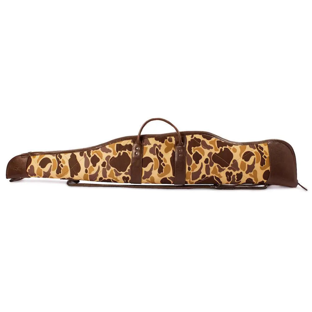 White Wing Waxed Canvas Hunting Rifle Case Mission Mercantile Leather Goods
