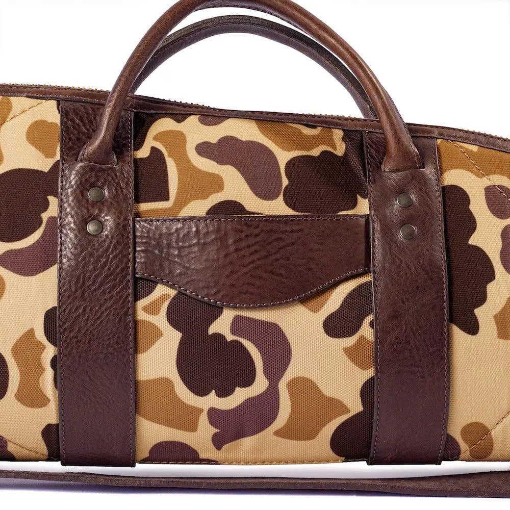White Wing Waxed Canvas Hunting Rifle Case Mission Mercantile Leather Goods