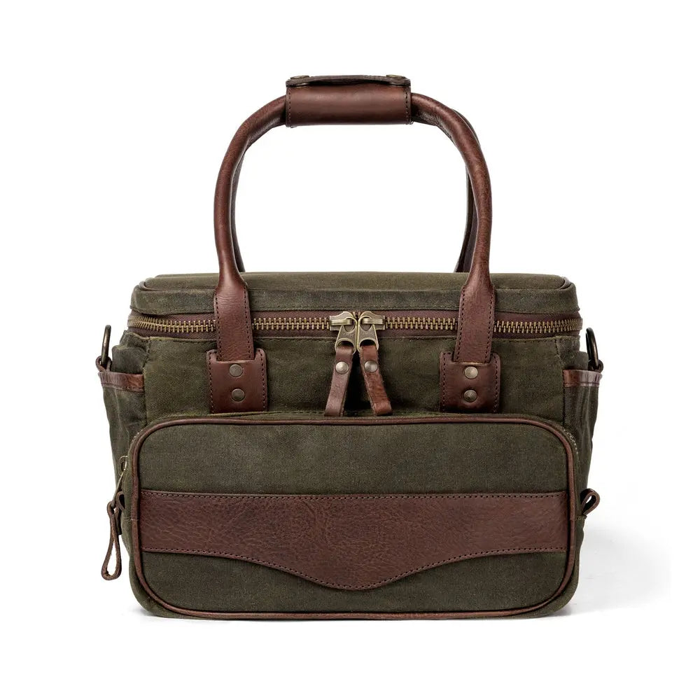 White Wing Waxed Canvas Scout Cooler Mission Mercantile Leather Goods