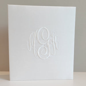Baby Memory Book - White Silk (w/o Bow) by AP Creations in Tuscaloosa, paper gift detail photo 5