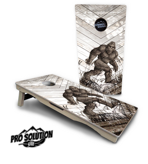 Bigfoot Whitewash Cornhole Boards - Pro Solution Lite Series Cornhole Solutions