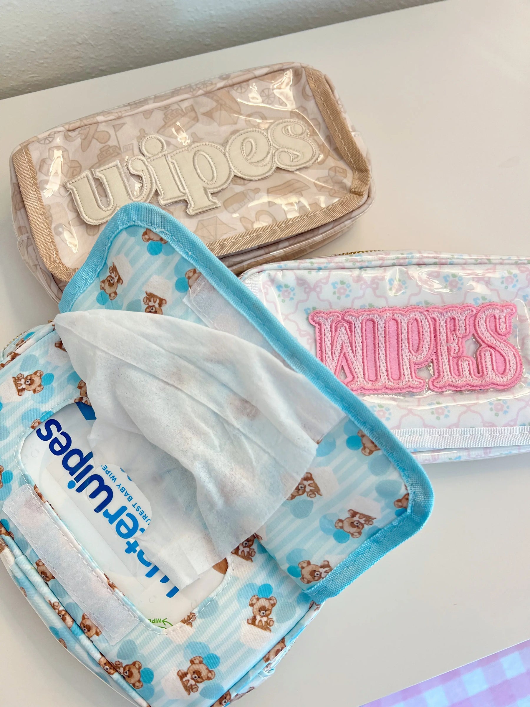 Wipes Pouch - Clear Coat Bag KenzKustomz