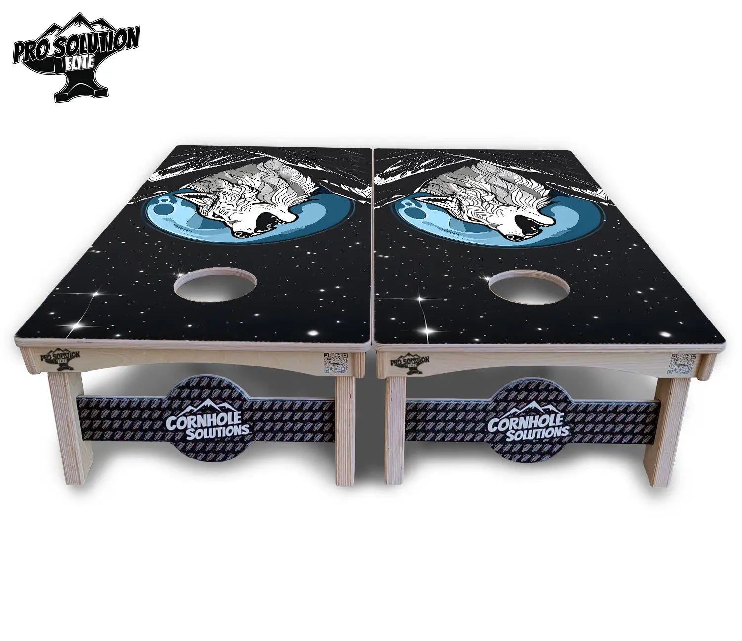 Wolf Howling Cornhole Boards - Pro Solution Elite Series Cornhole Solutions