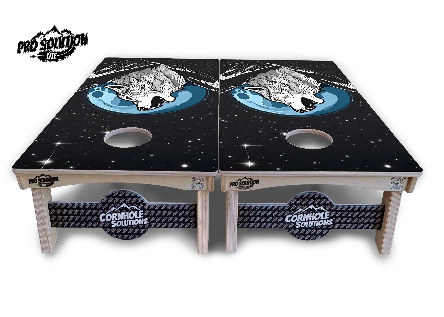 Wolf Howling Cornhole Boards - Pro Solution Lite Series Cornhole Solutions