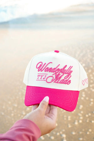Wonderfully Made - Hot Pink Vintage Trucker Hat KenzKustomz