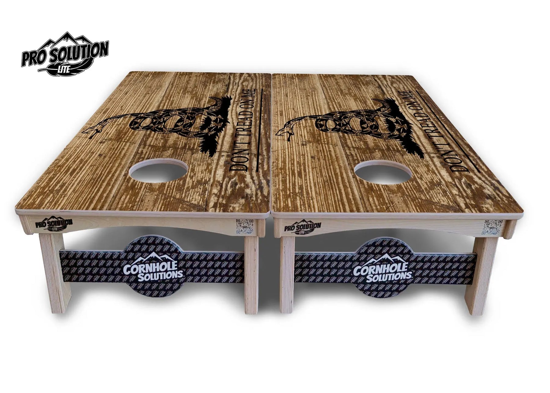 Wood Flag & DTOM Cornhole Boards - Pro Solution Lite Series Cornhole Solutions