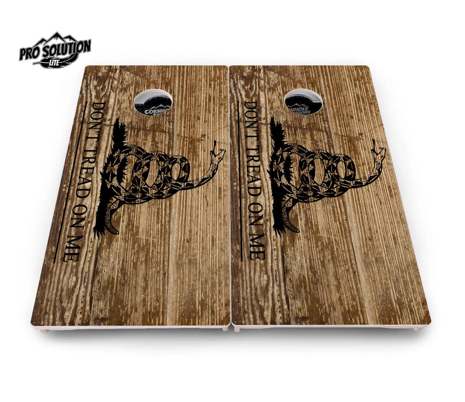 Wood Flag & DTOM Cornhole Boards - Pro Solution Lite Series Cornhole Solutions