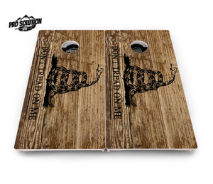 Wood Flag & DTOM Cornhole Boards - Pro Solution Lite Series Cornhole Solutions