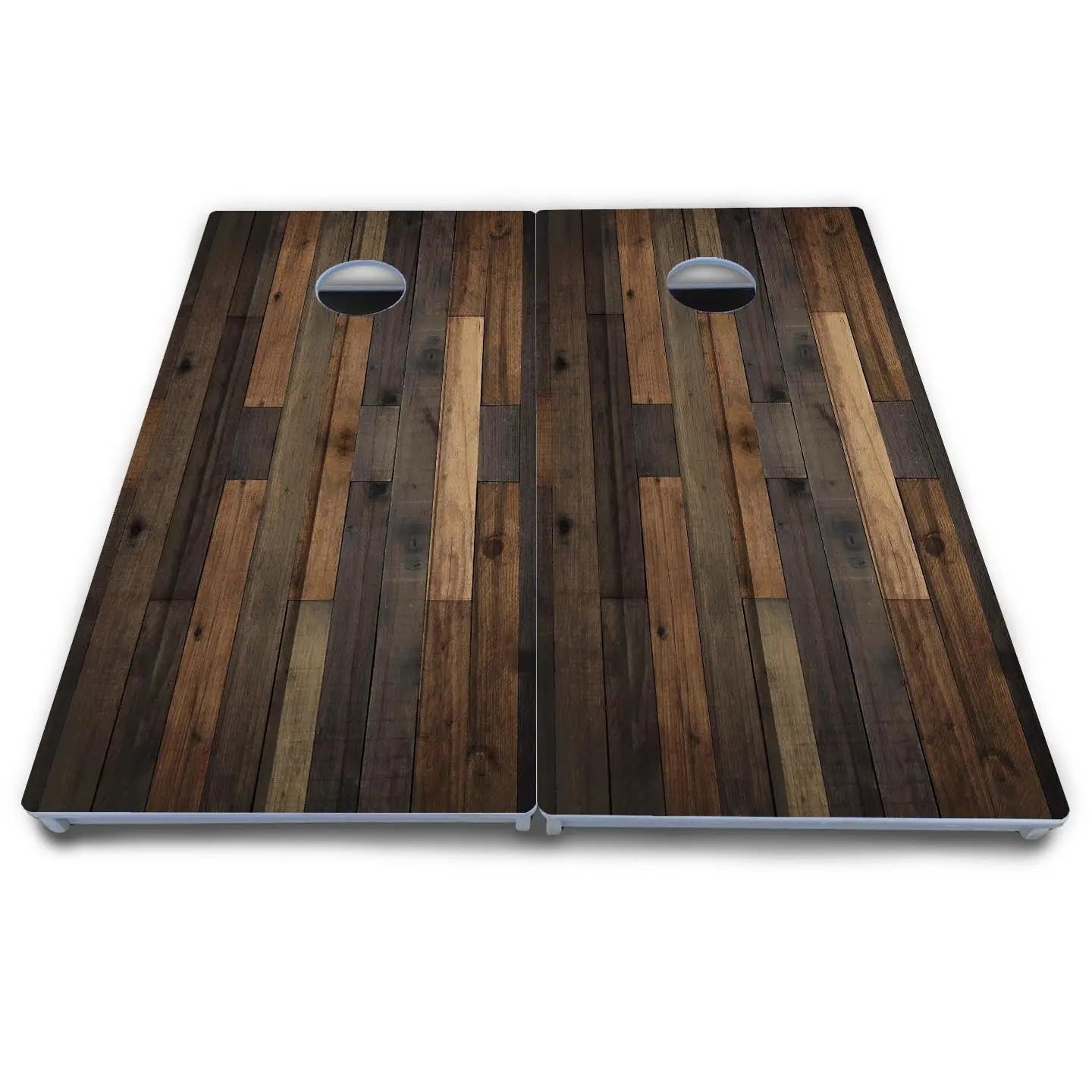 Wood Panels Cornhole Boards - All Weather Series by Cornhole Solutions, custom cornhole board detail photo 5