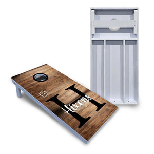 Wood Slat Name Cornhole Boards - All Weather Series Cornhole Solutions