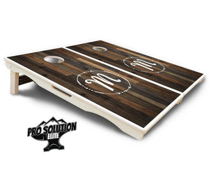 Wood Wreath Letter Cornhole Boards - Pro Solution Elite Series Cornhole Solutions