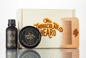 Wooden Beard Comb by The Immaculate Beard, shaving kits detail photo 3