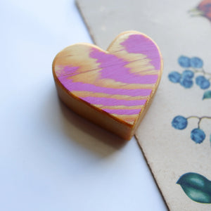 Wooden Heart Magnets Dennehey Design Co.