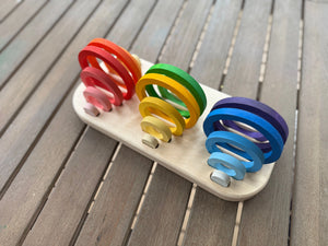 Wooden Tray for Nest Rings Maple Play