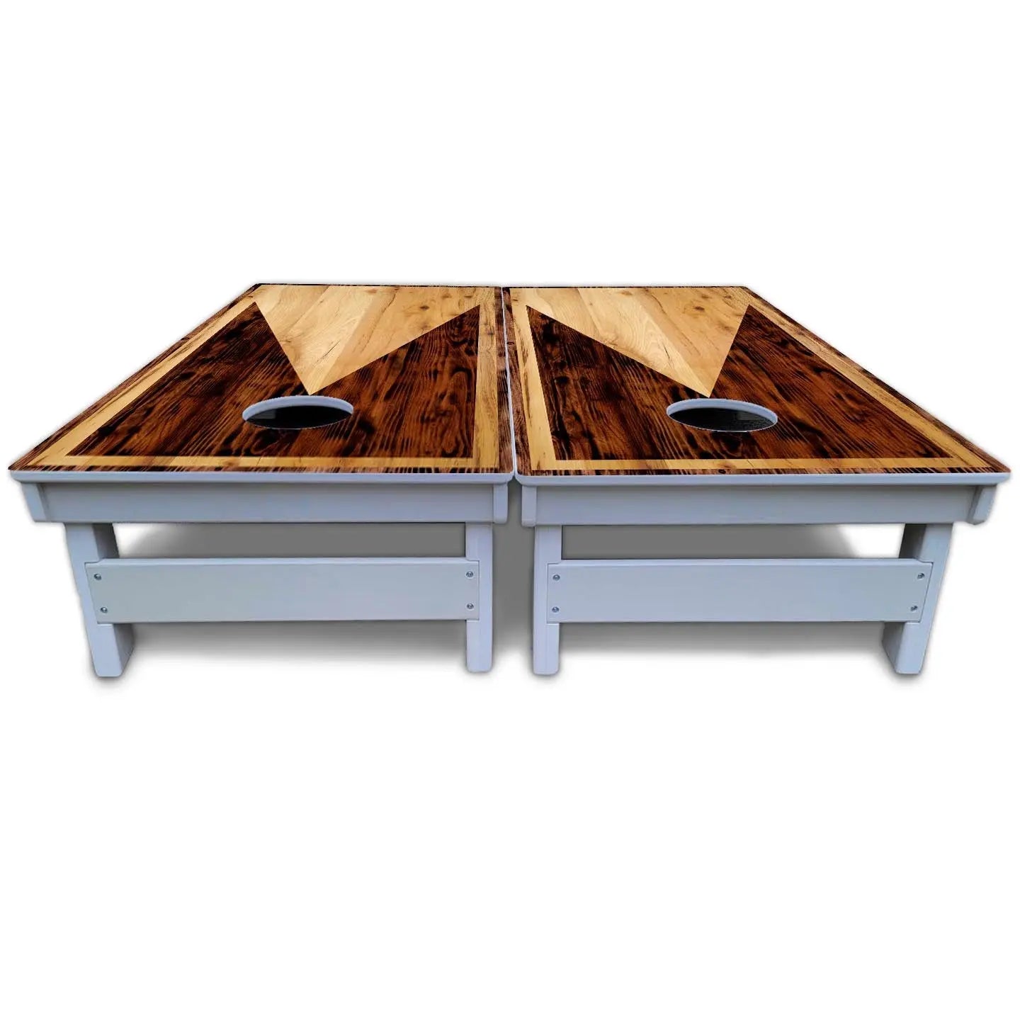 Wooden Triangle Cornhole Boards - All Weather Series