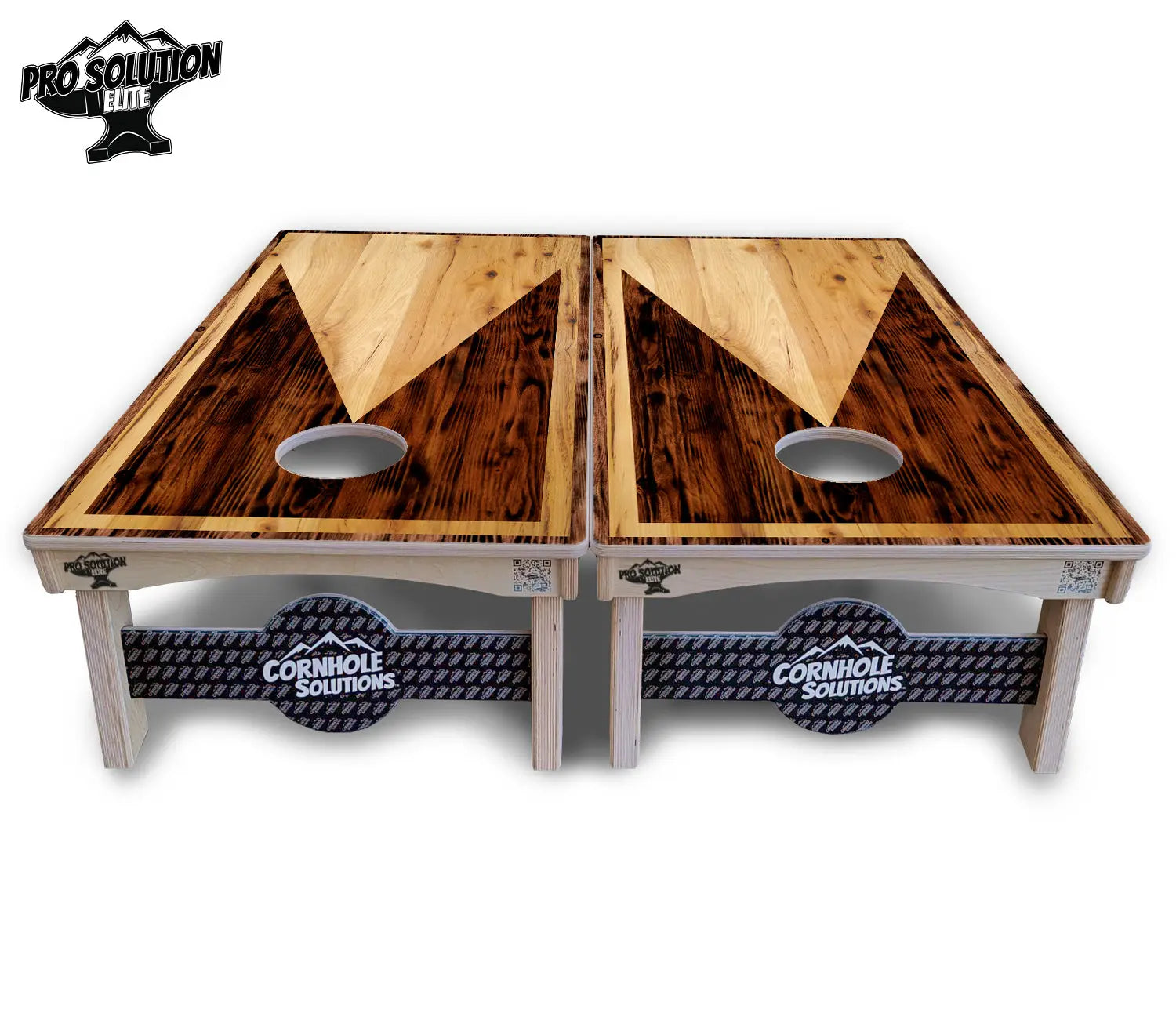 Wooden Triangle Cornhole Boards - Pro Solution Elite Series Cornhole Solutions