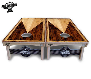 Wooden Triangle Cornhole Boards - Pro Solution Elite Series Cornhole Solutions
