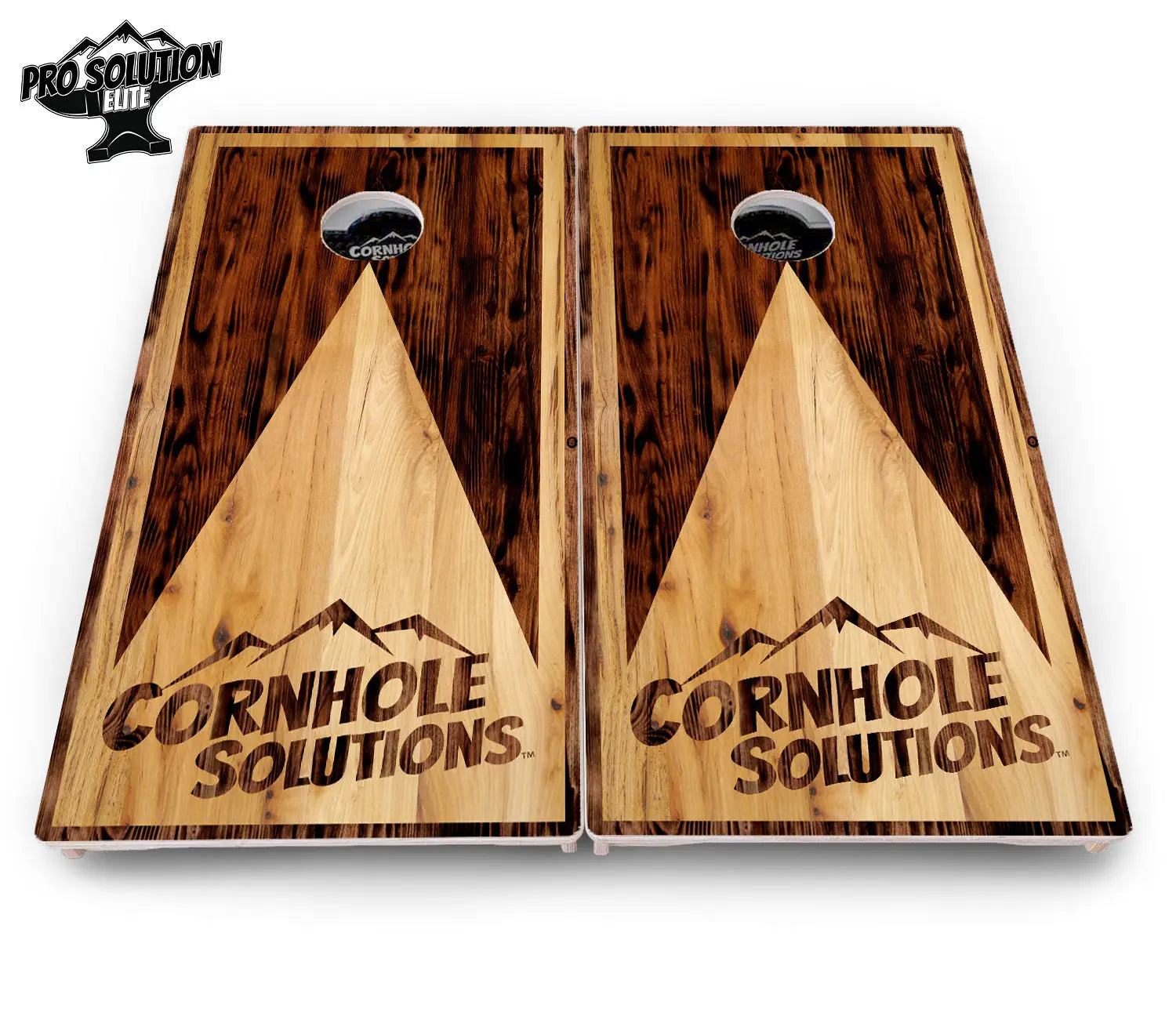 Wooden Triangle Cornhole Boards - Pro Solution Elite Series Cornhole Solutions