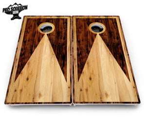 Wooden Triangle Cornhole Boards - Pro Solution Elite Series Cornhole Solutions