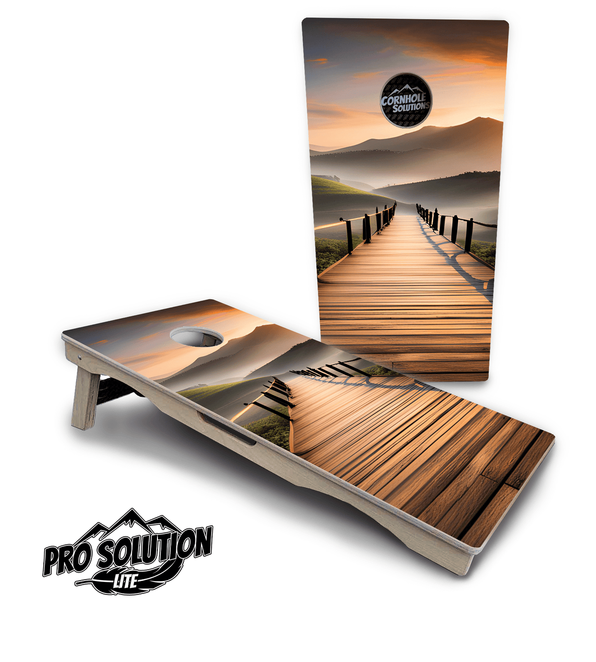 Wooden Bridge Cornhole Boards – Pro Lite or Pro Elite