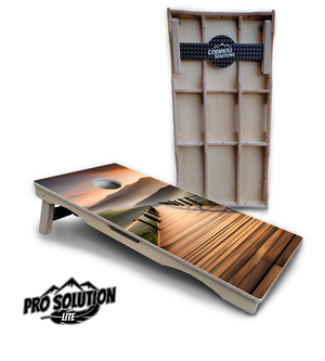 Wooden Bridge Cornhole Boards - Pro Solution Lite Series Cornhole Solutions