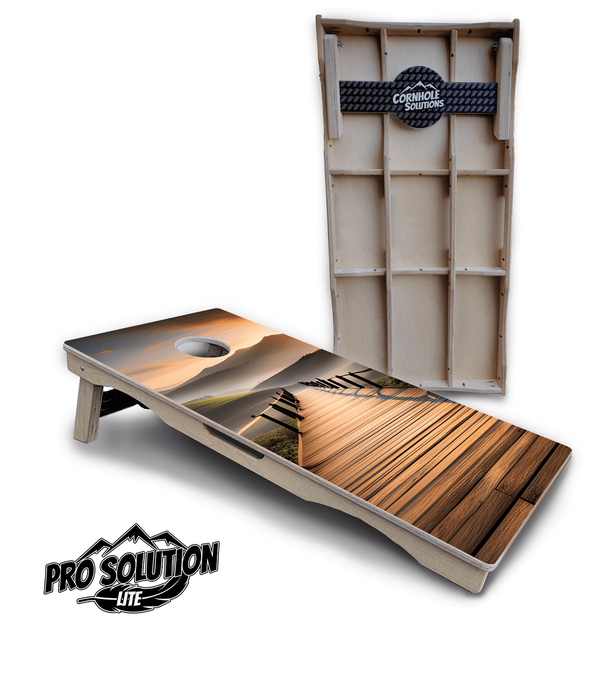Wooden Bridge Cornhole Boards – Pro Lite or Pro Elite