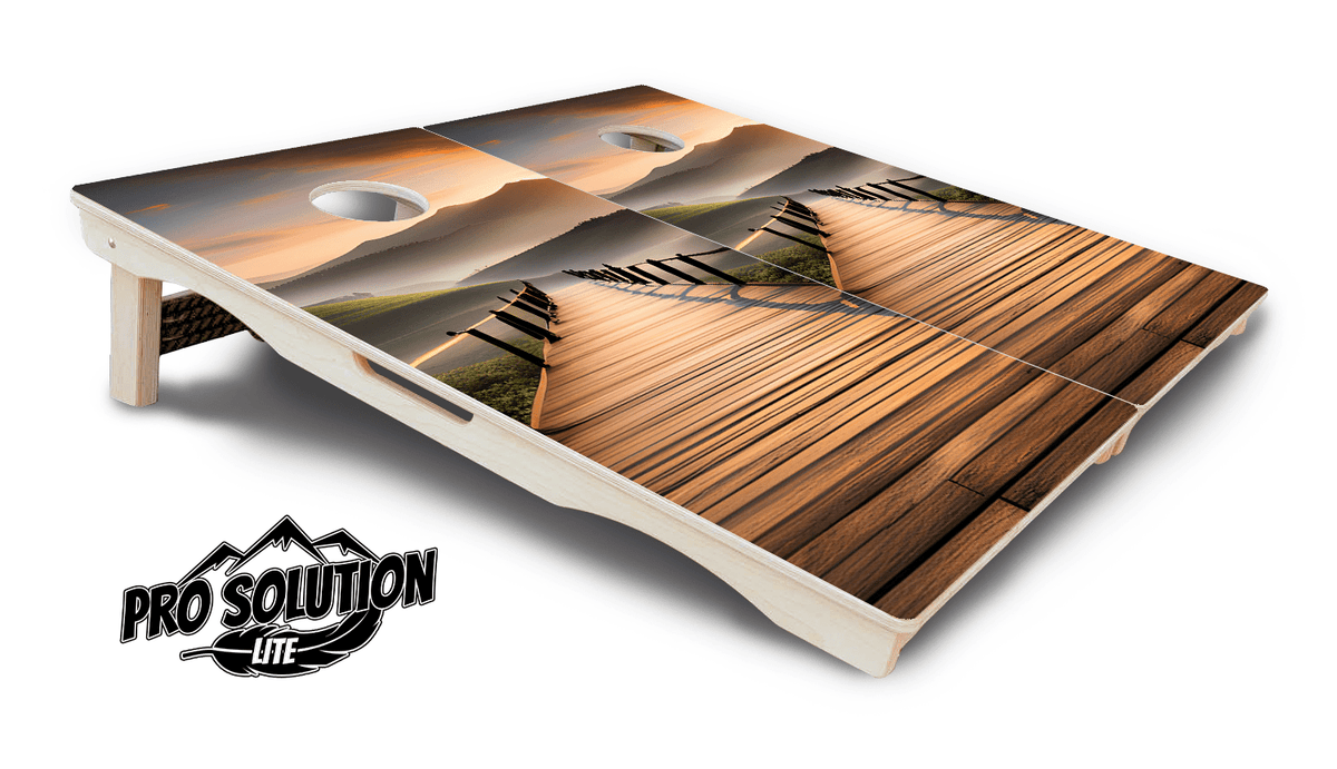 Wooden Bridge Cornhole Boards – Pro Lite or Pro Elite