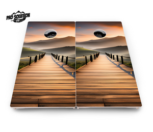 Wooden Bridge Cornhole Boards - Pro Solution Lite Series Cornhole Solutions