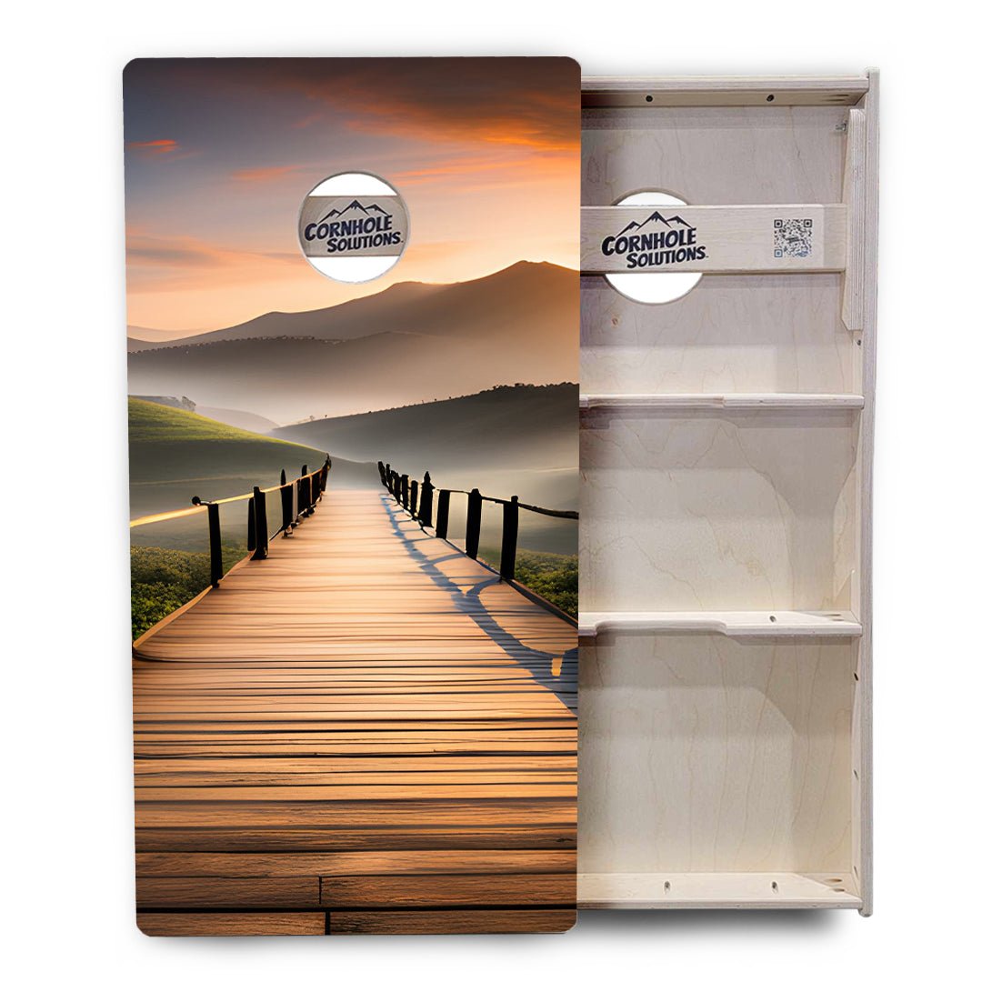 Wooden Bridge Cornhole Boards – Tournament Series