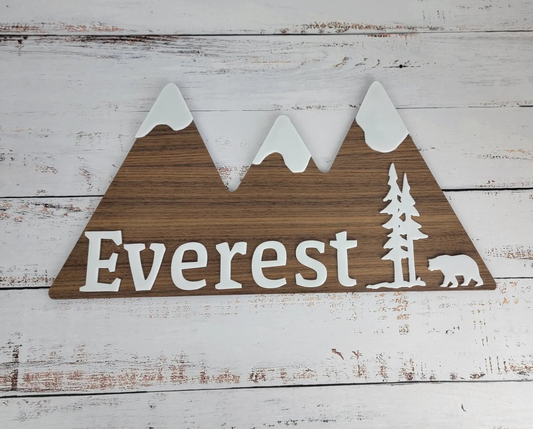 Woodland Baby Boy or Girl Nursery custom Sign EverLee Creations