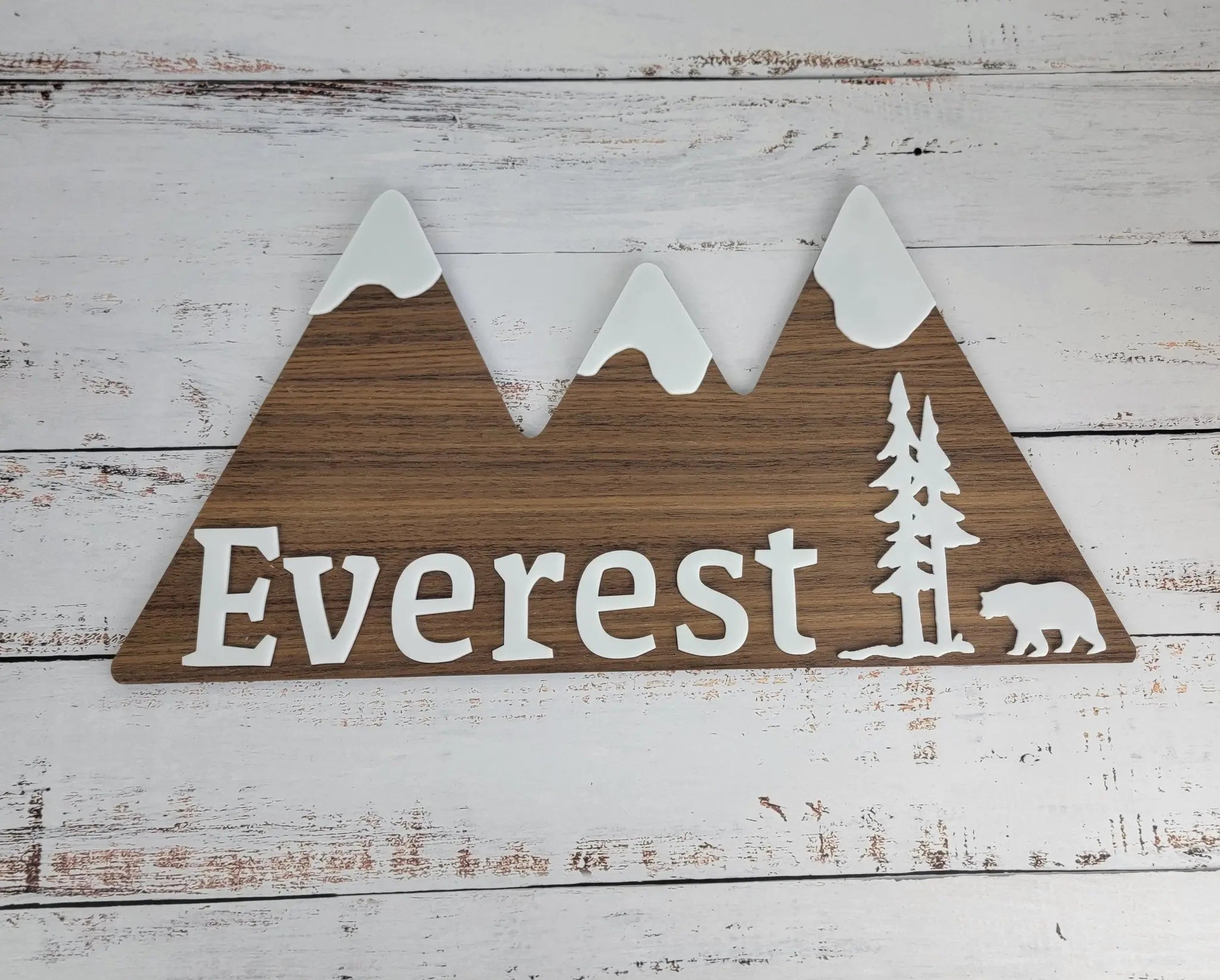 Woodland Baby Boy or Girl Nursery custom Sign by EverLee Creations, Southern home decor main product photo