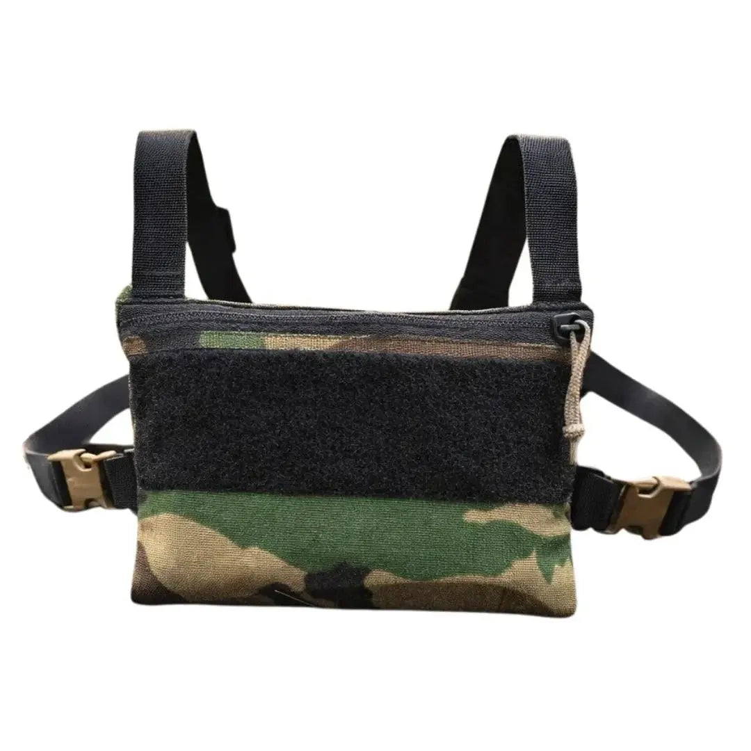 Woodland Minimalist Chest Rig by Recycled Firefighter, hunting & shooting protective gear main product photo