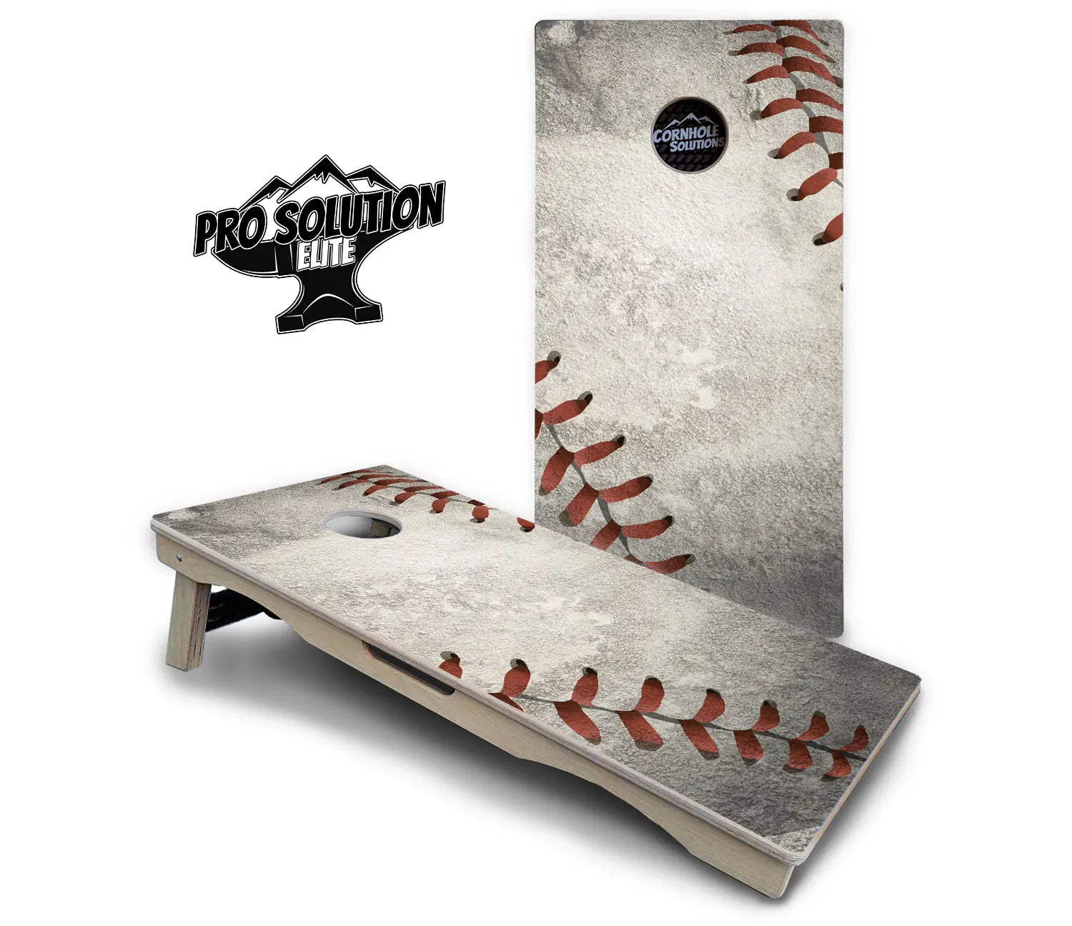 Worn Baseball & Glove Cornhole Boards - Pro Solution Elite Series Cornhole Solutions