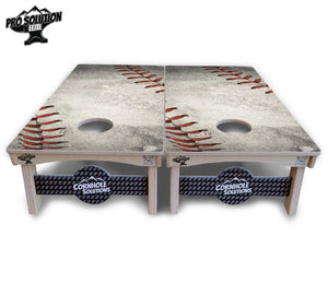 Worn Baseball & Glove Cornhole Boards - Pro Solution Elite Series Cornhole Solutions