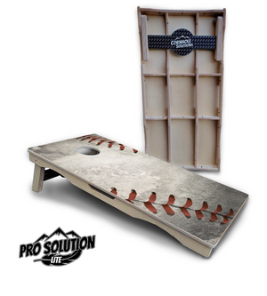 Worn Baseball Cornhole Boards - Pro Solution Lite Series Cornhole Solutions