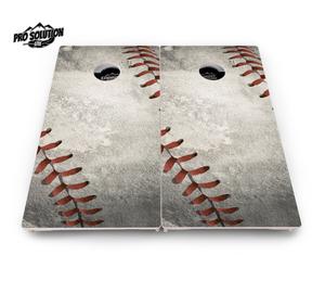 Worn Baseball Cornhole Boards - Pro Solution Lite Series Cornhole Solutions