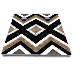 X Pattern Cornhole Boards - All Weather Series by Cornhole Solutions, custom cornhole board detail photo 4