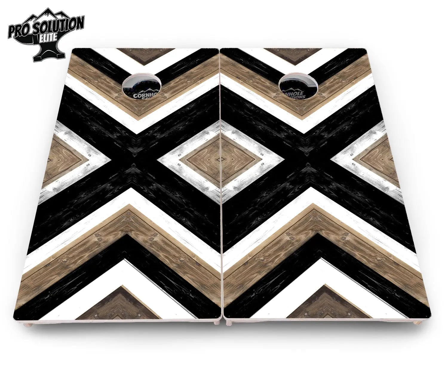 X Pattern Cornhole Boards - Pro Solution Elite Series by Cornhole Solutions, custom cornhole board detail photo 4