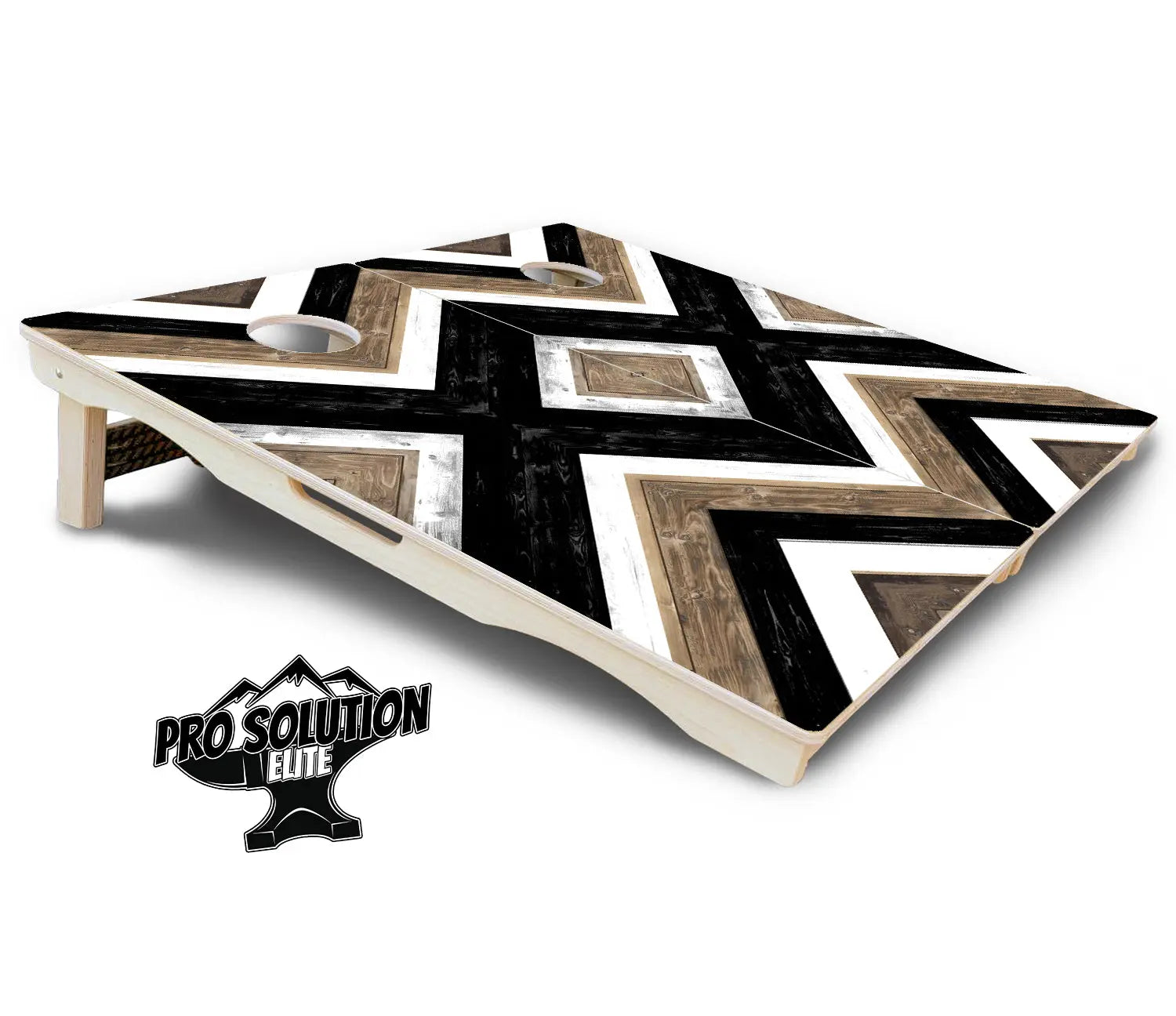 X Pattern Cornhole Boards - Pro Solution Elite Series by Cornhole Solutions, custom cornhole board detail photo 5