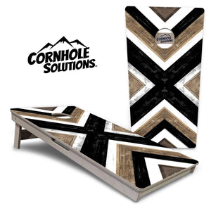 X Pattern Cornhole Boards - Professional Tournament Series by Cornhole Solutions, custom cornhole board main product photo