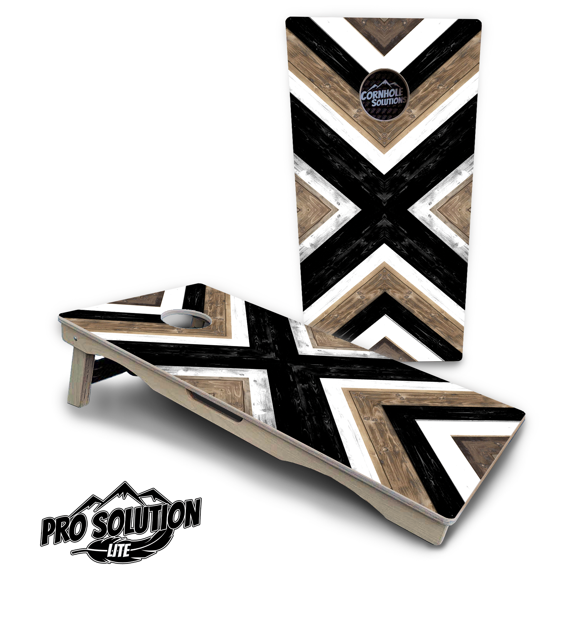 X Pattern Cornhole Boards - Pro Solution Lite Series Cornhole Solutions