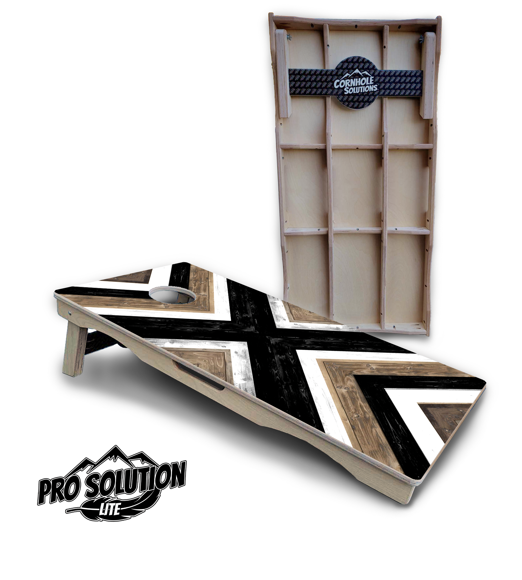 X Pattern Cornhole Boards - Pro Solution Lite Series Cornhole Solutions