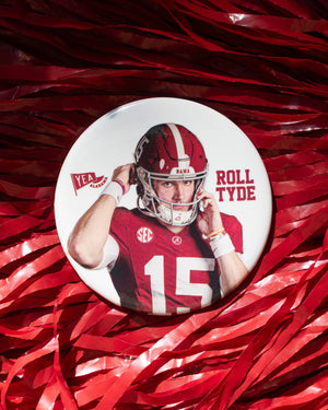 Roll Tyde Alabama button design by Swag