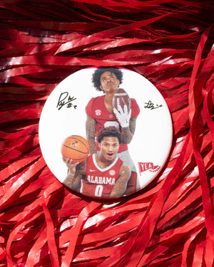 Players Alabama themed button by Swag