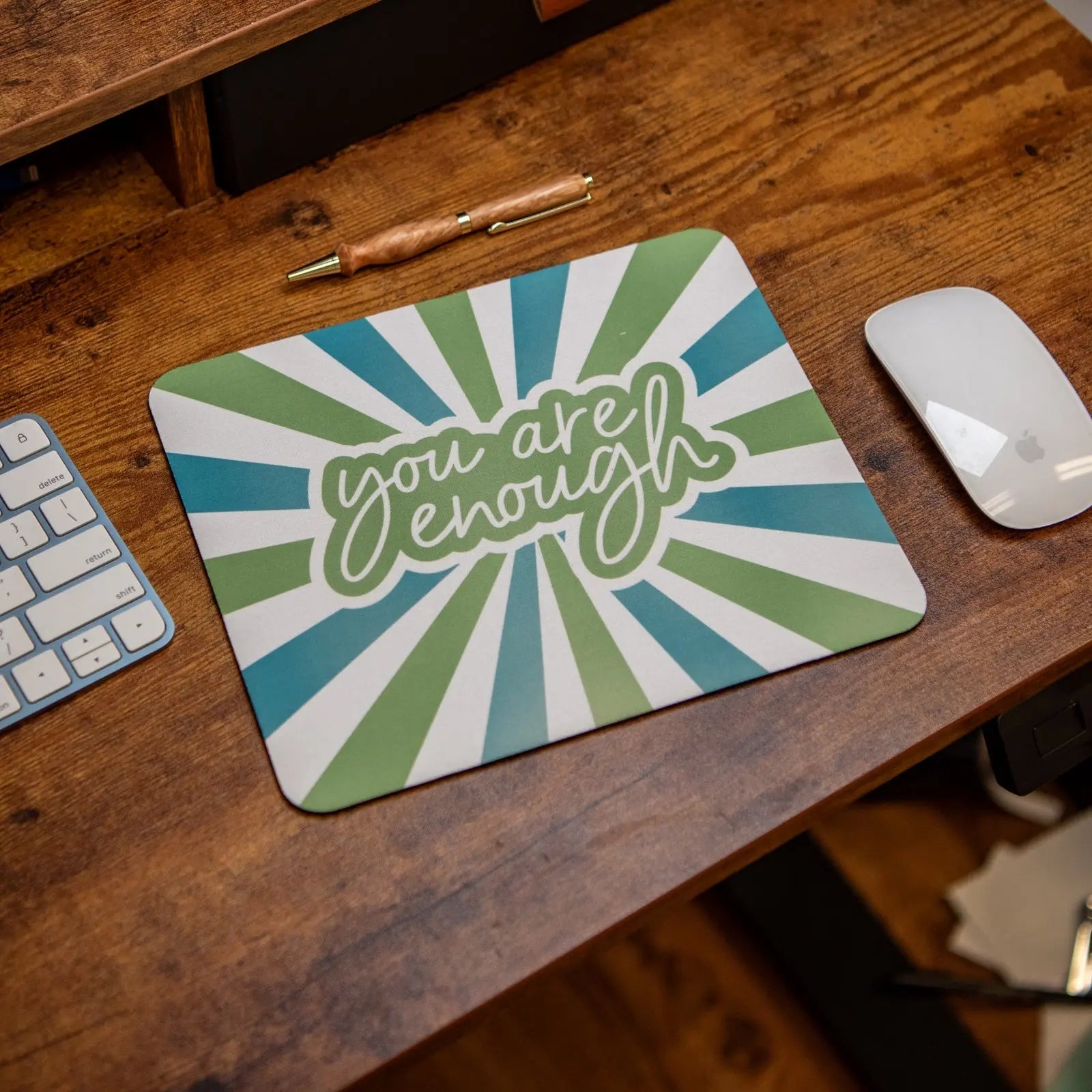 You Are Enough - Mouse Pad by Still Magnolia, mouse pads detail photo 2