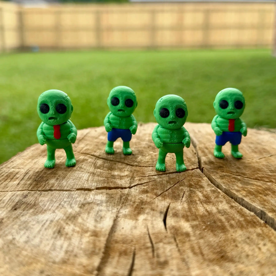 Zombie Mini Fidget Toy Bundle | Spooky 3D Printed Toys