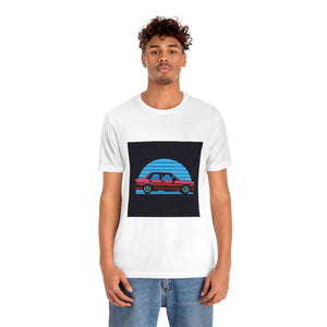 vintage style e30 4 door tshirt