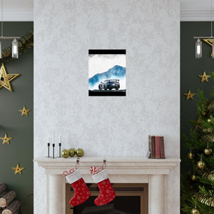 Nissan GTR water color Matte Vertical Posters