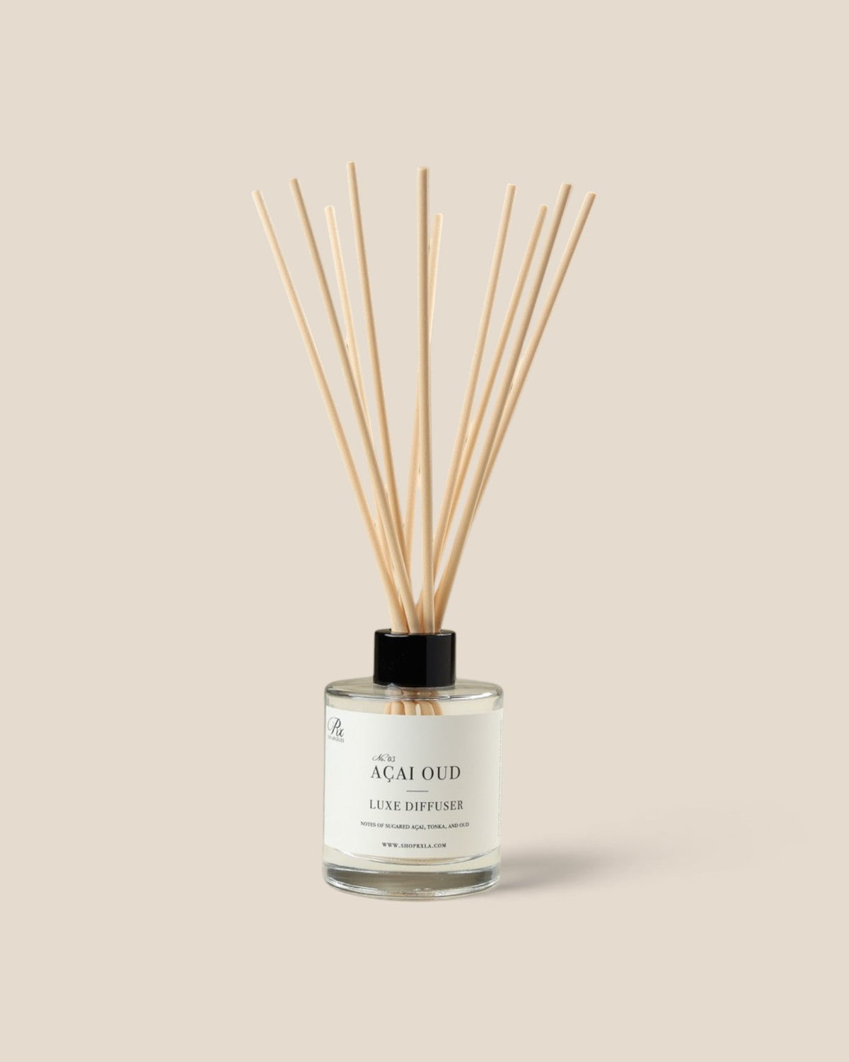 Açaí Oud Reed Diffuser by RXLA, product photo 1 of 4
